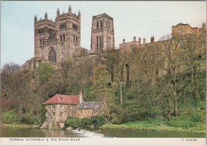 Co Durham Postcard - Durham Cathedral and The River Wear  RR13605