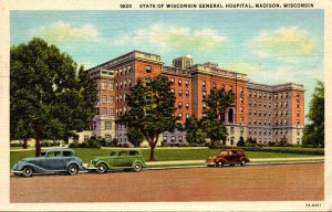 Wisconsin Madison State Of Wisconsin General Hospital 1948 Curteich