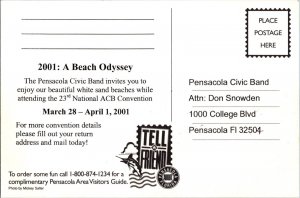 Continental Postcard Pensacola Beach Perdido Key Florida CF2