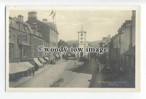 tq1815 - Cumbria - The Main Street, Albion Hotel & Town Hall, Keswick - Postcard