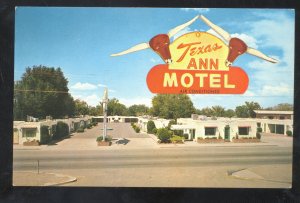 TUCUMCARI NEW MEXICO TOWN HOUSE MOTEL ROUTE 66 ADVERTISING POSTCARD HIGHWAY