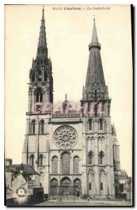 Postcard Old Chartres The Cathedral