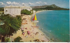 WAIKIKI BEACH , Hawaii , 1950-60s ; Moana Hotel