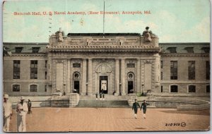 1911 Bancroft Hall US Naval Academy Entrance Annapolis Maryland Posted Postcard