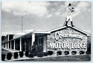 ELYRIA, OH Ohio ~ COACHMAN MOTOR LODGE 1963 Lorain County Motel Postcard