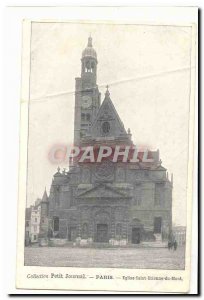 Paris (8th) Old Postcard Church of Saint Etienne du Mont