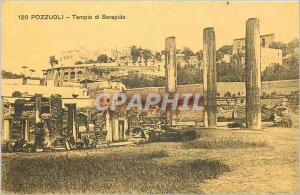 Old Postcard Pozzuoli Temple of Serapis