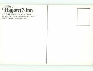 Unused Pre-1980 HANOVER INN RESTAURANT & MOTEL Hanover NH s2794@