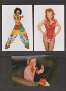 SPICE GIRLS - 9 Cards With 1 Girl - Unused - Writing On Backs