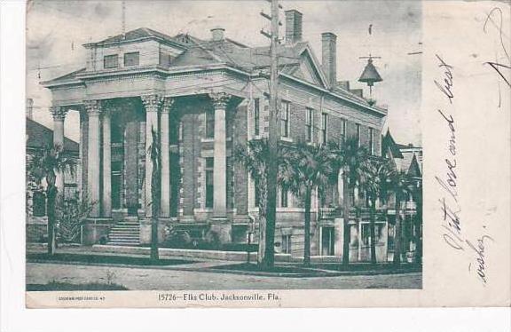 Florida Jacksonville Elks Club 1906