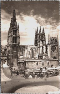 Spain Burgos Cathedral Vintage RPPC C186