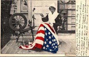 Betsy Ross Making The First United States Flag