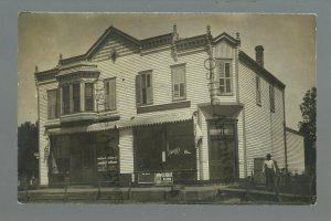 Tipton IA RP c1910 GENERAL STORE Main Street nr Iowa City Mt. Vernon New Liberty