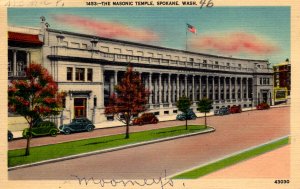 Spokane, Washington - A view of the Masonic Temple in 1946