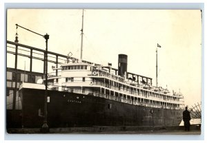 1920's S.S. Chatham Merchants & Miners Transportation Co RPPC Real Photo SP2