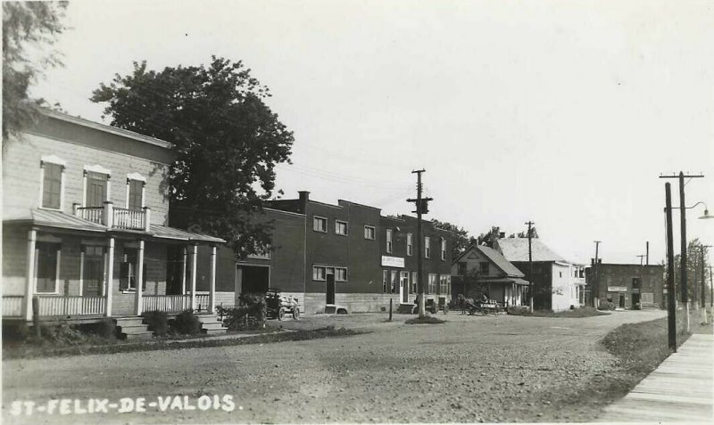 Vintage Velox Postcard, St. Felix De Valois, Canada, RPPC