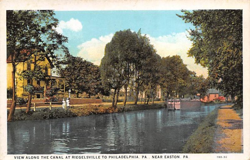 Canal at Riegelsville to Philadelphia, PA near Easton - Easton, Pennsylvania PA