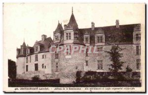 Old Postcard Chateaubriant The castle