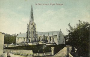 bermuda, PAGET, St. Paul's Church (1910s) Postcard
