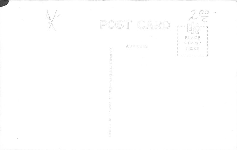 J39/ Lexington Missouri RPPC Postcard c1940s Battlefield Monument 33