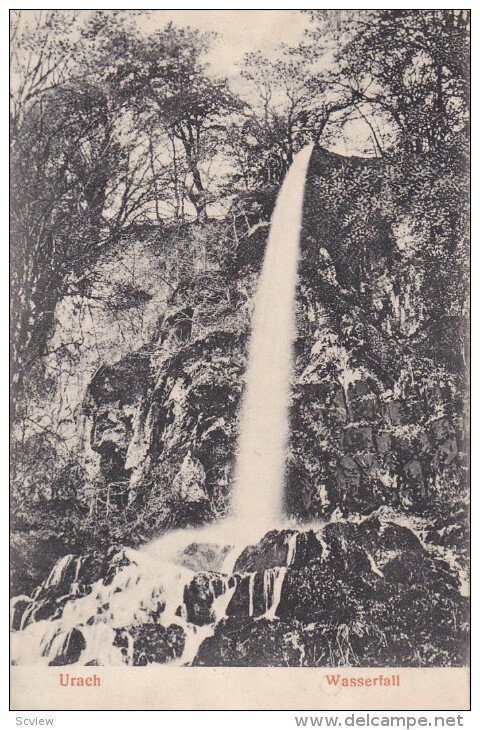 Wasserfall, URACH (Baden-Wurttemberg), Germany, 1900-1910s