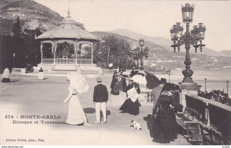 MONTE-CARLO, Monaco, 1900-10s; Kiosque et Terrasses