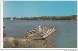 Mississippi River Reflections, Modoc Ferry Landing, 40-60s