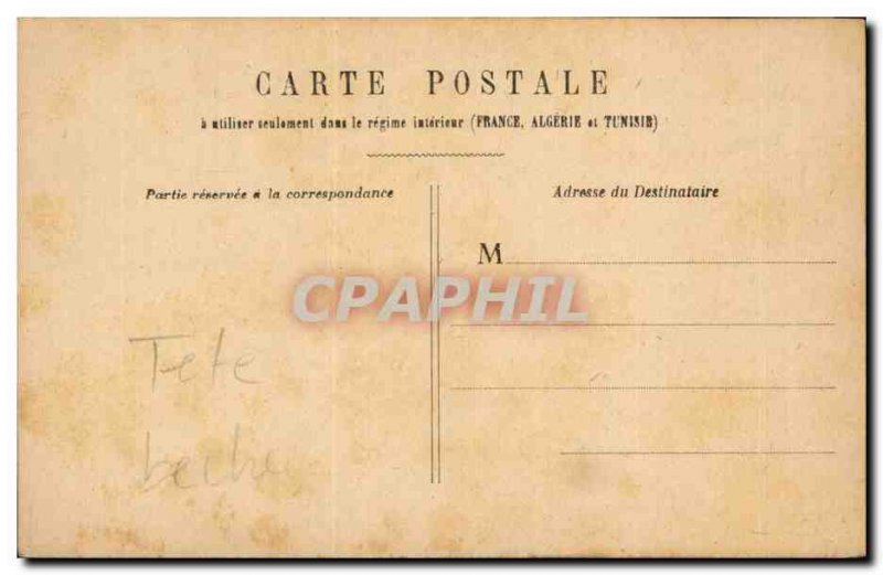 Old Postcard Paris Arc de Triomphe