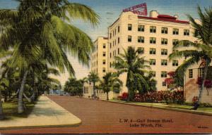 Florida Lake Worth The Gulf Stream Hotel 1952 Curteich