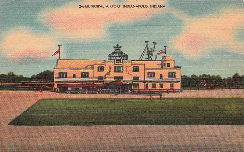 Postcard Municipal Airport Indianapolis Indiana