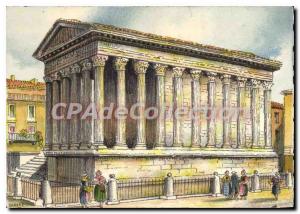 Modern Postcard Nimes La Maison Carree