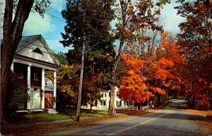 Vermont Woodstock Elm Street 1961