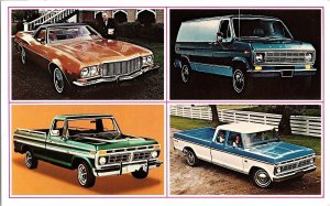 Vintage 1970s Ford Trucks Operation Step-Up Promo Multiview Postcard
