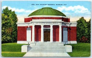 Postcard - Gen. Sam Houston Memorial Museum - Huntsville, Texas 