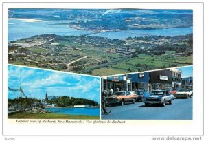 3-Views, General View Of Bathurst, New Brunswick, Canada, 1940-1960s