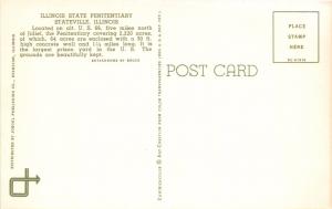 STATESVILLE IL ILLINOIS STATE PENITENTIARY POSTCARD 1960s