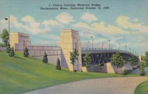 Massachusetts Northampton Calvin Coolidge Memorial Bridge Curteich