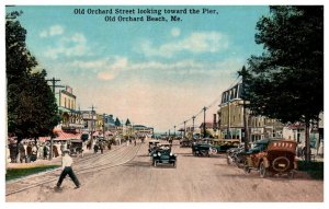 Maine Old Orchard Beach Old Orchard Street looking toward Pier