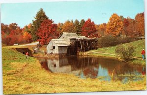 postcard Mabry Mill, Blue Ridge Parkway, Virginia