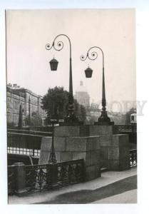 167736 USSR Russia LENINGRAD street light Krasnoflotsky Bridge