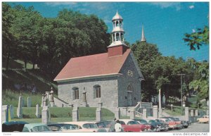 STE-ANNE DE BEAUPRE, Quebec, Canada; La Vielle Eglise, THe Old Church, 40-60s