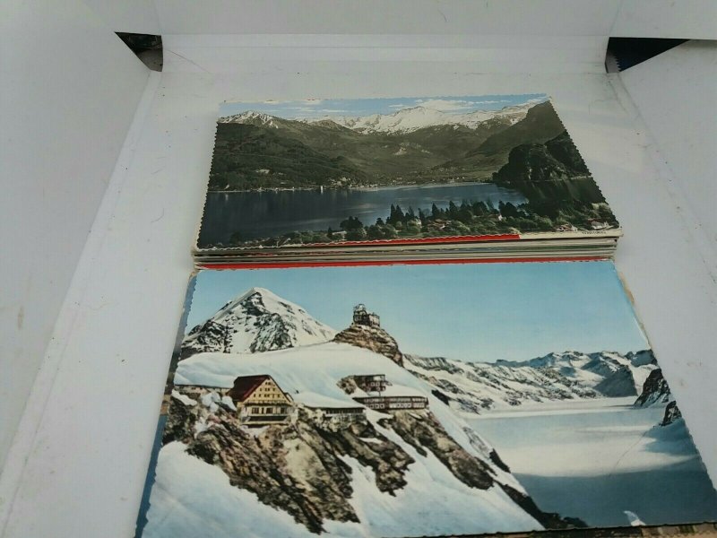 Job Lot 40+ Vintage Topographical Foreign Postcards Standard Size Mixed