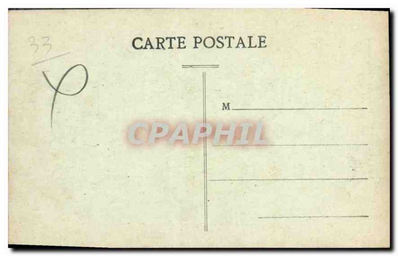 Postcard Old Bordeaux Port Autonome de Bordeaux Post Office Telegraphs Central