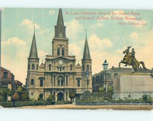 Unused Divided-Back CHURCH SCENE New Orleans Louisiana LA L5077