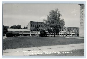 Vintage RPPC Buisness Section From Court Spencer Ind.  Postcard P1E