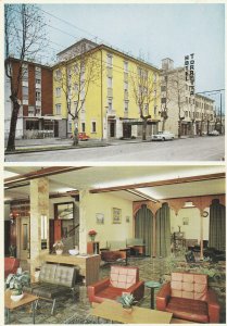 VENICE, HOTEL LUGANO & HOTEL TORRETTA, Italy - Vintage POSTCARD