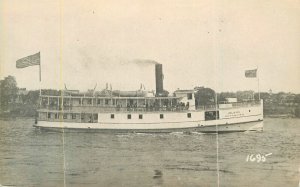 RPPC Postcard 1940s Juliette Steamship river Lake Repro 23-3735