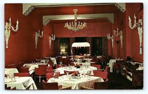 POCATELLO, ID Idaho ~ BANNOCK HOTEL Dining Room c1950s Roadside  Postcard