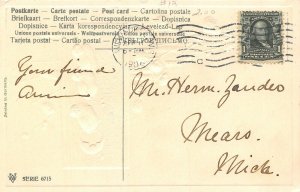 PFB Easter~Chicks Hatch in Meadow Inset~Pussy Willows~Catkins~Embossed~#6715