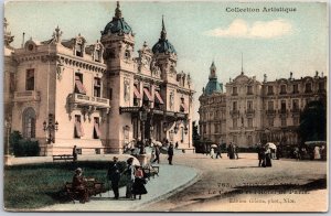 Collection Artistique Monte Carlo Le Casino et Hotel de Paris France Postcard